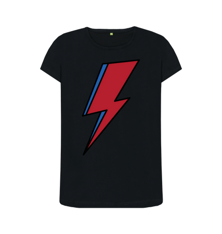 Black Printed T-shirt Front