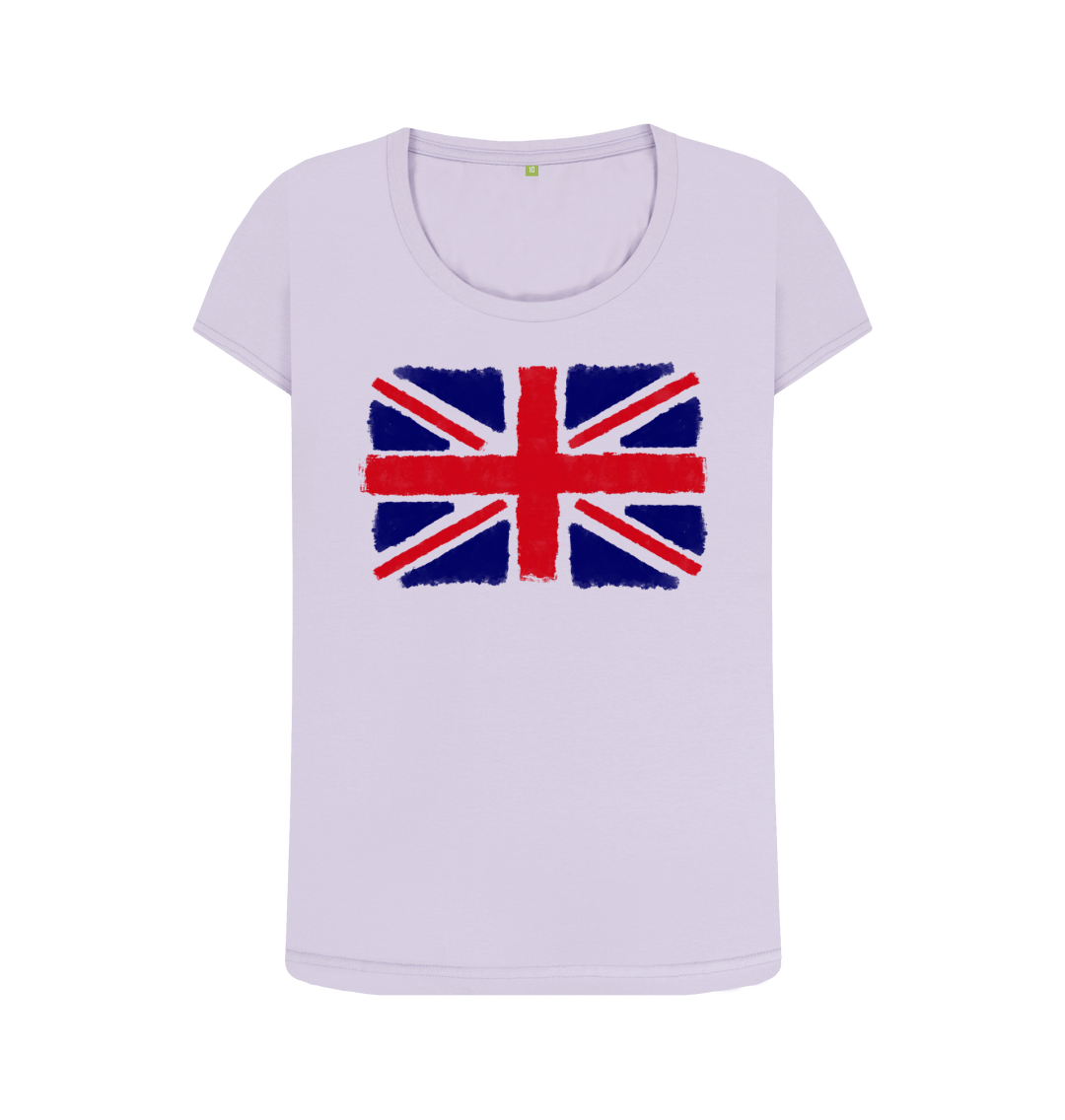 Violet Printed T-shirt Front