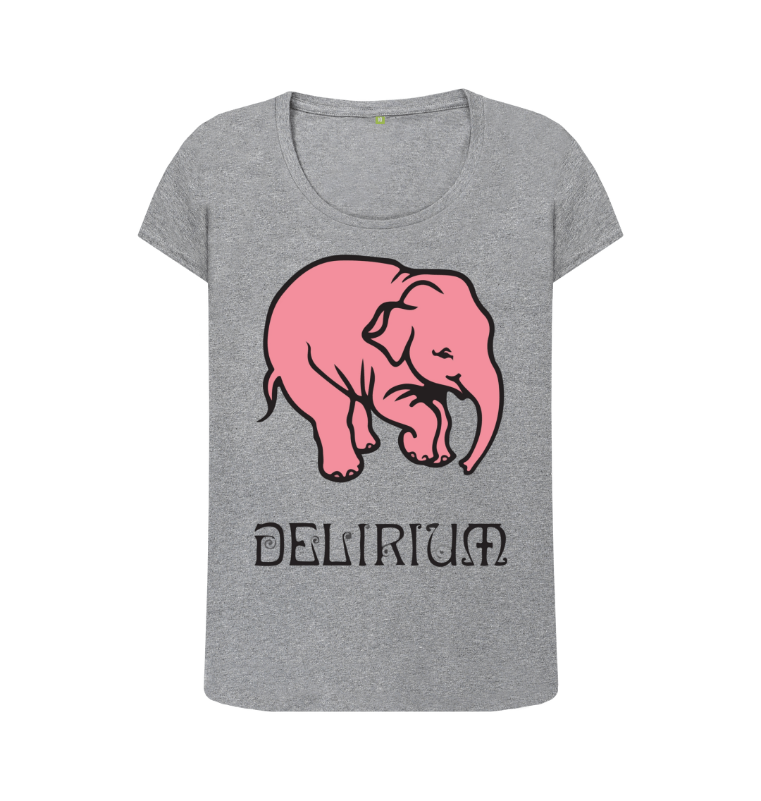 Athletic Grey Printed T-shirt Front