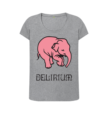 Athletic Grey Printed T-shirt Front
