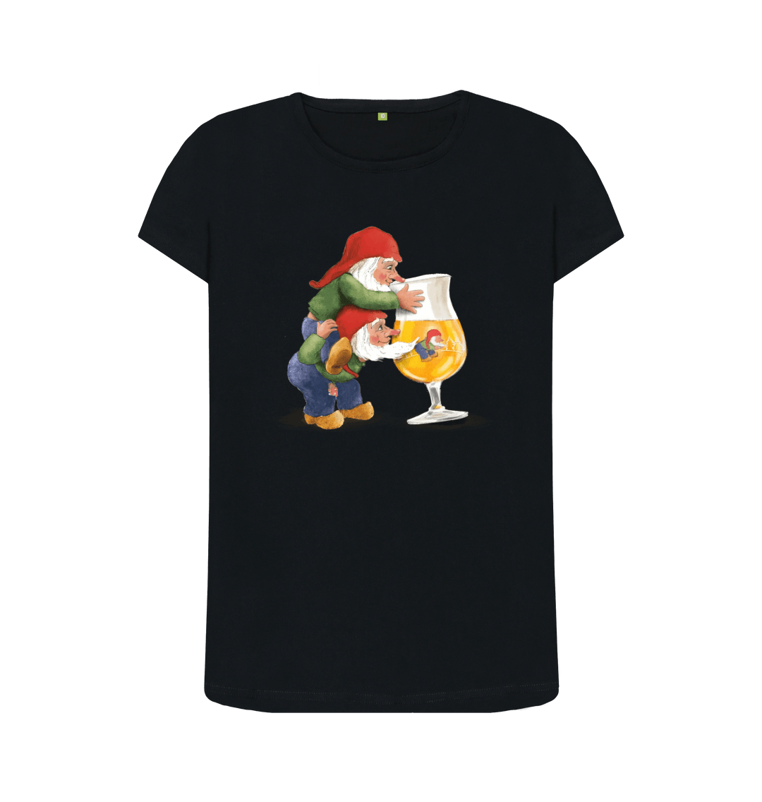 Black Printed T-shirt Front