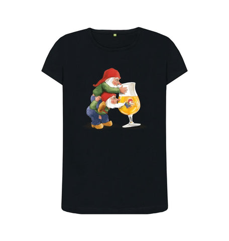 Black Gnomes Drinking La Chouffe Women's Crew Neck T-Shirt