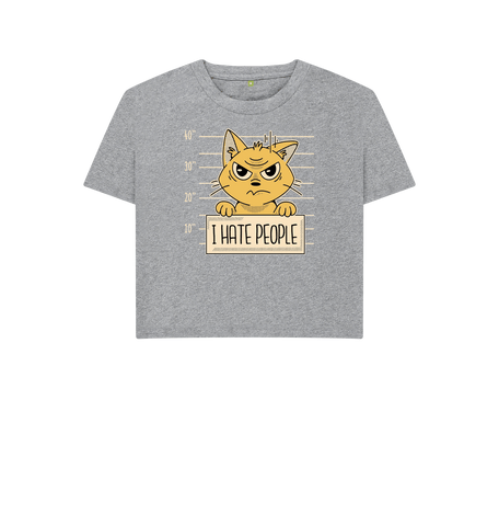 Athletic Grey Printed T-shirt Front