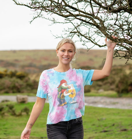 Gnomes Drinking La Chouffe Women's Boxy Tee