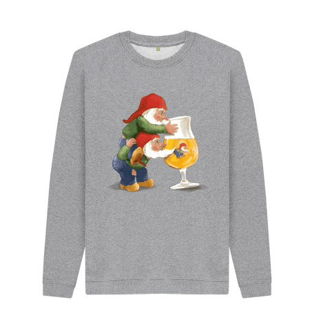 Light Heather Printed Sweater Front