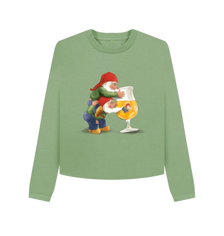 Sage Gnomes Drinking La Chouffe Women's Boxy Jumper