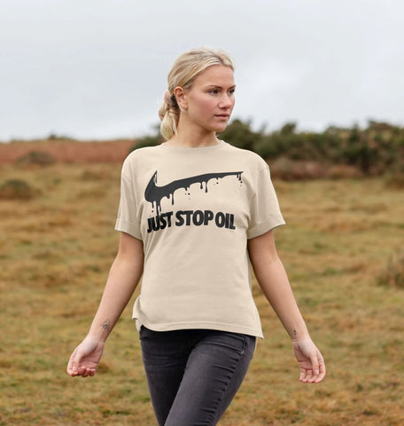 Just Stop Oil Swoosh Women's T-Shirt