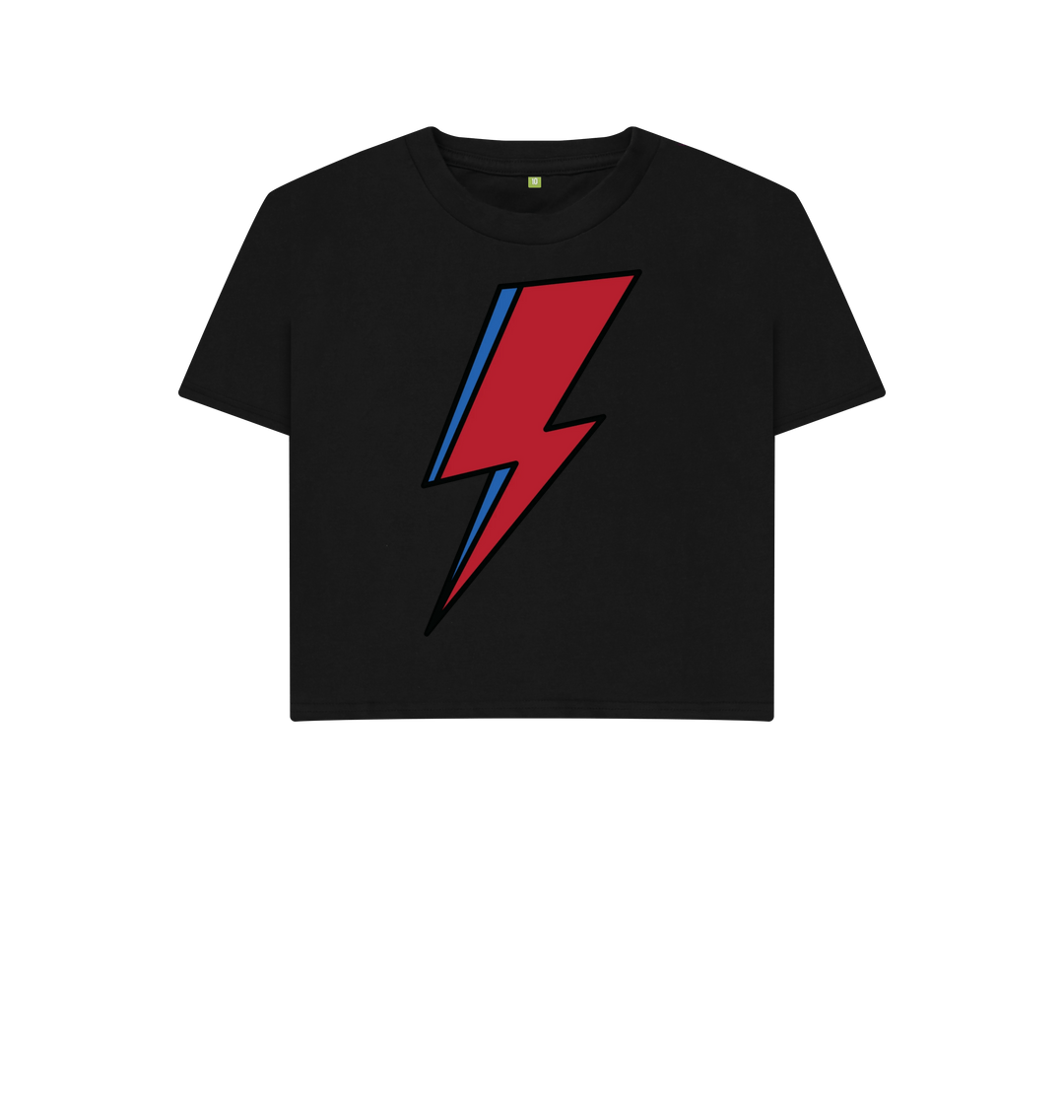 Black Printed T-shirt Front