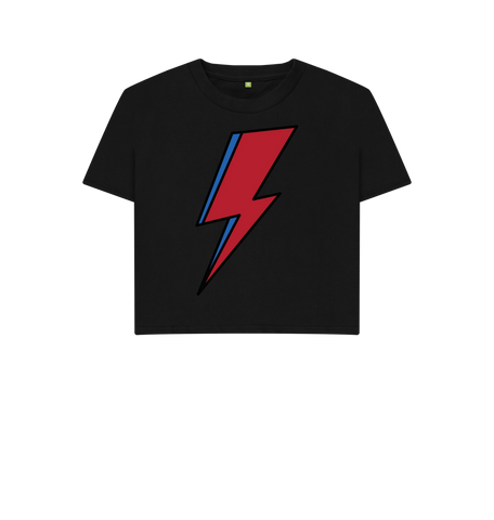 Black Printed T-shirt Front
