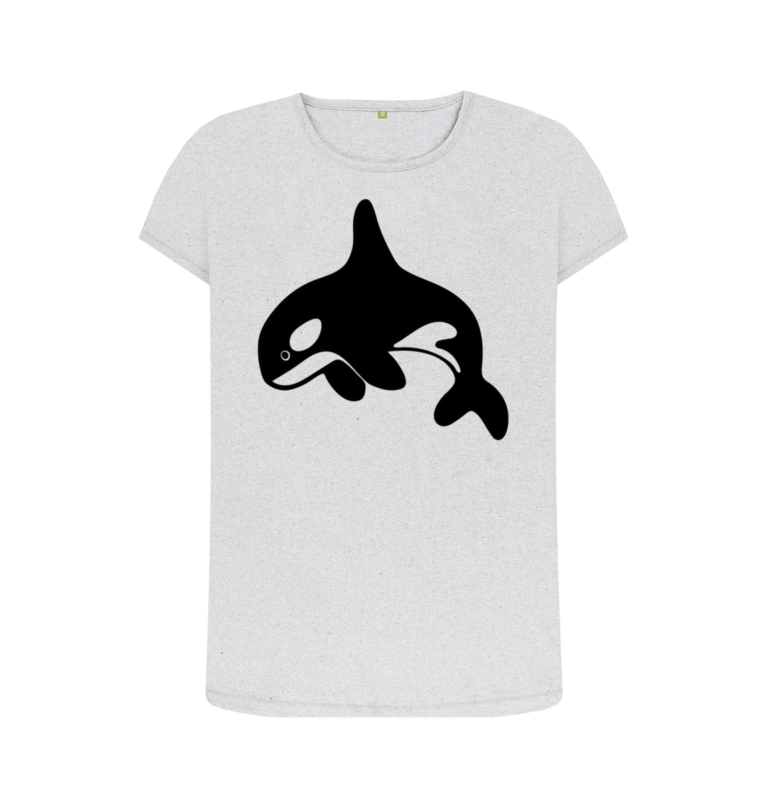 Grey Recycled Printed T-Shirt Front