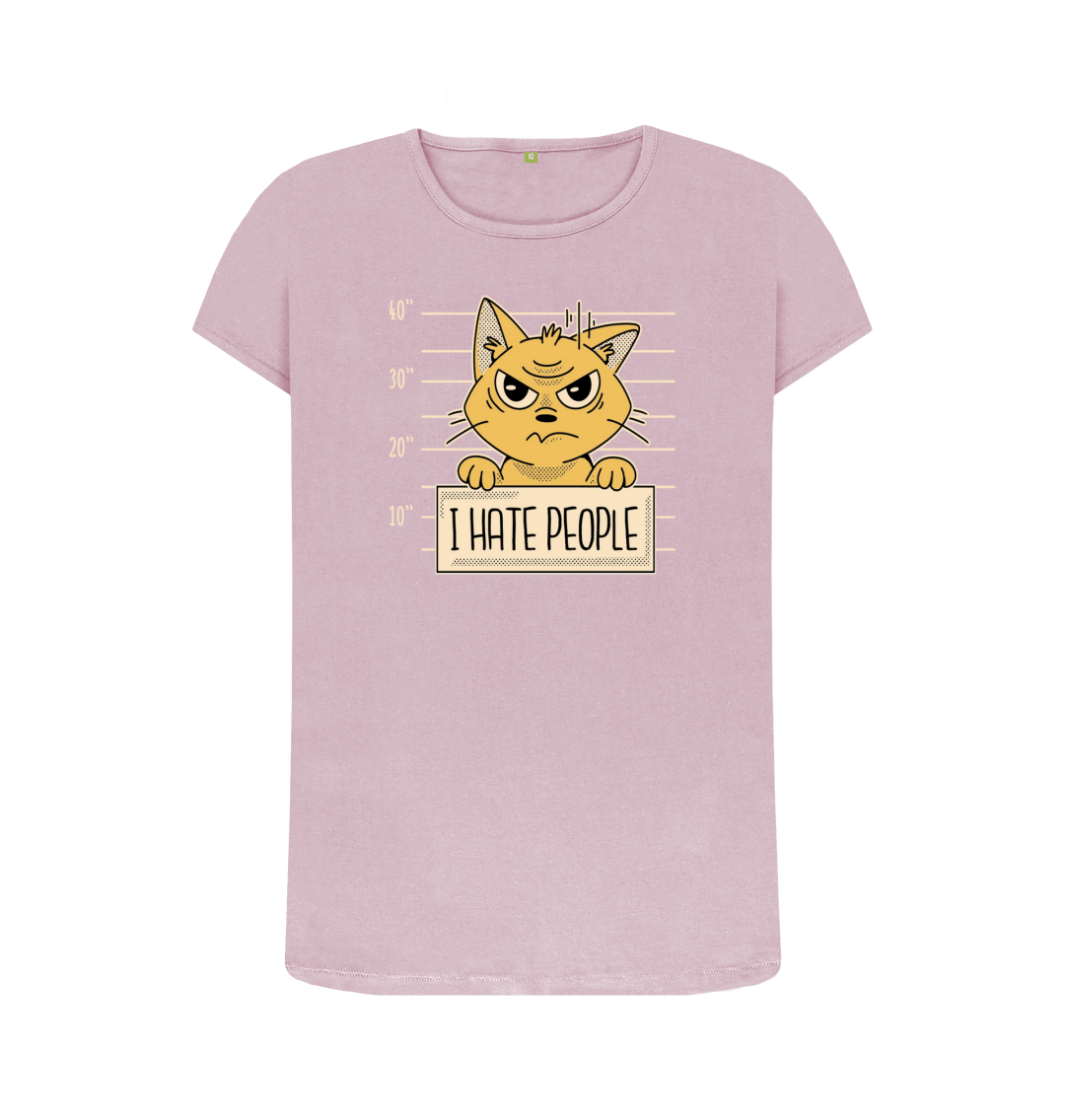 Mauve Printed T-shirt Front