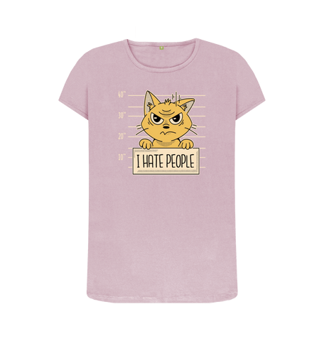 Mauve Printed T-shirt Front