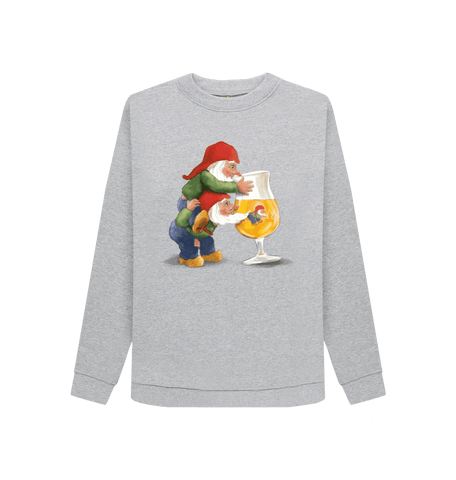 Light Heather Printed Sweater Front