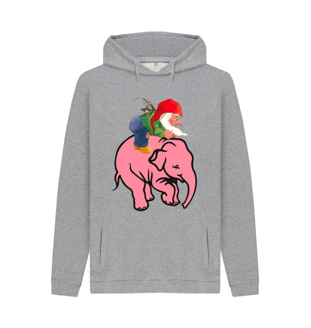 Light Heather Printed Hoody Front