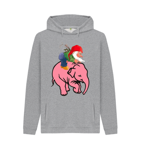 Light Heather Printed Hoody Front