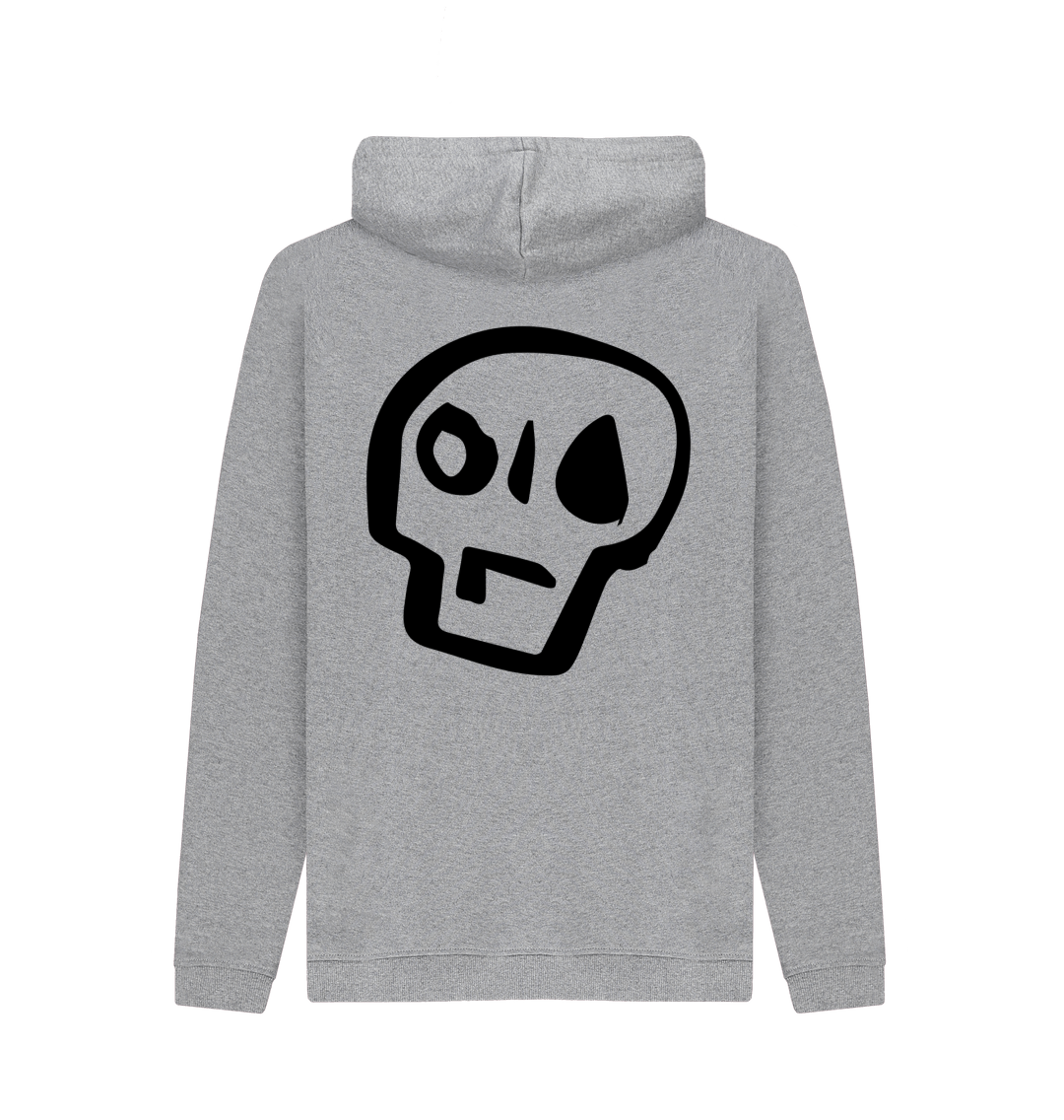 Light Heather Printed Hoody Back