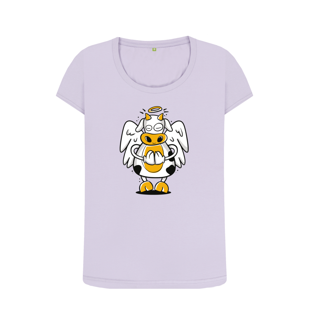 Violet Printed T-shirt Front