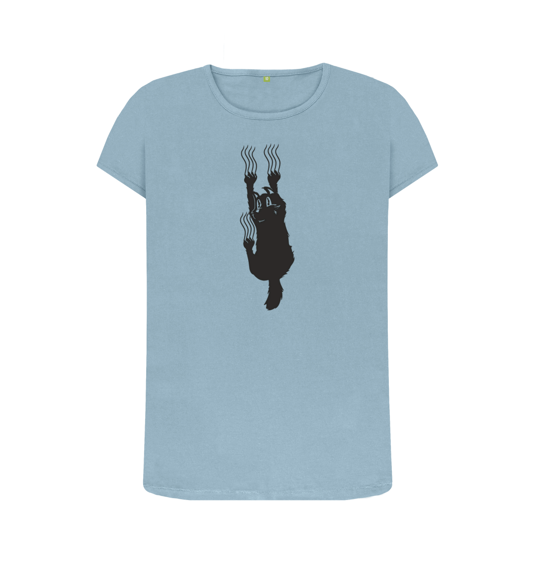 Stone Blue Printed T-shirt Front