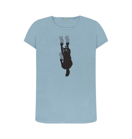 Stone Blue Printed T-shirt Front