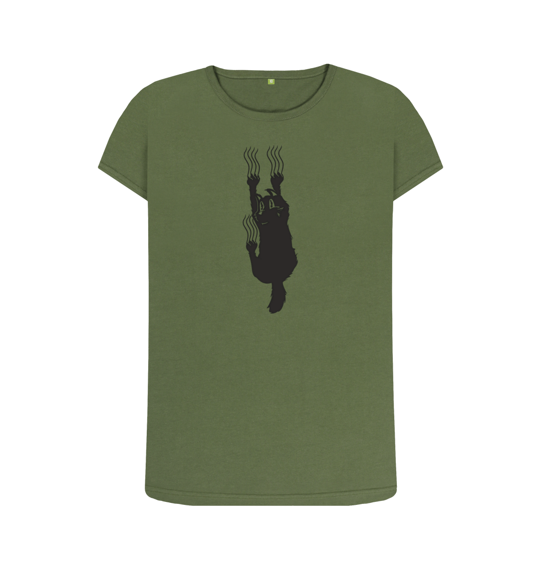 Khaki Printed T-shirt Front