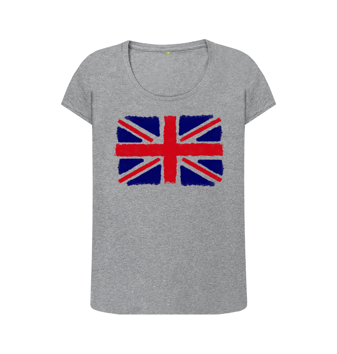 Athletic Grey Printed T-shirt Front