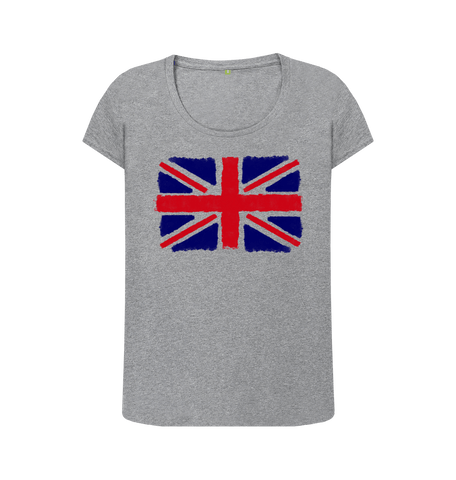 Athletic Grey Printed T-shirt Front