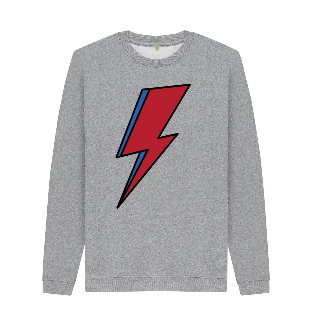 Light Heather Printed Sweater Front