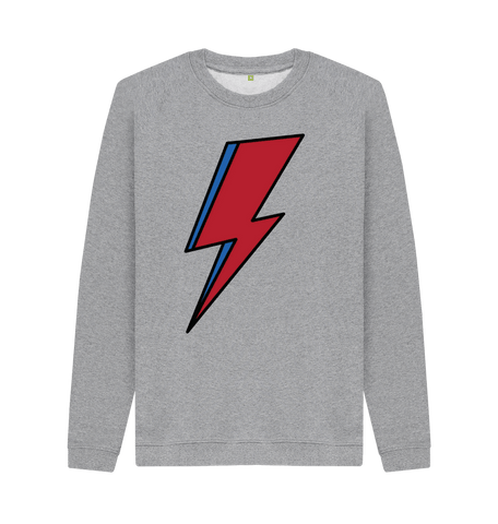 Light Heather Printed Sweater Front