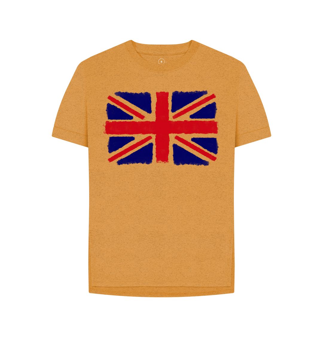 Amber Union Jack Women's Remill Relaxed Fit T-Shirt