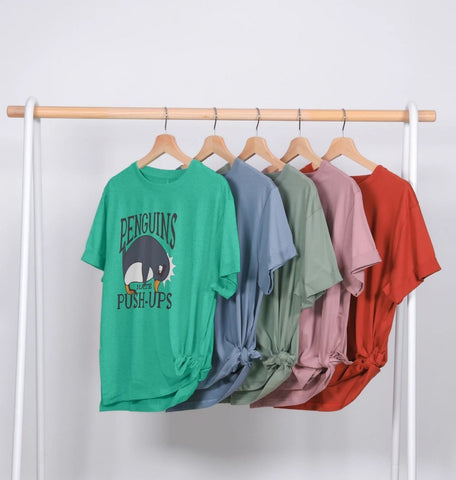 Penguins Hate Push-Ups Women's Remill Relaxed Fit T-Shirt