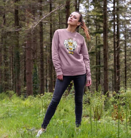 Angelic Cow Women's Crewneck Sweater
