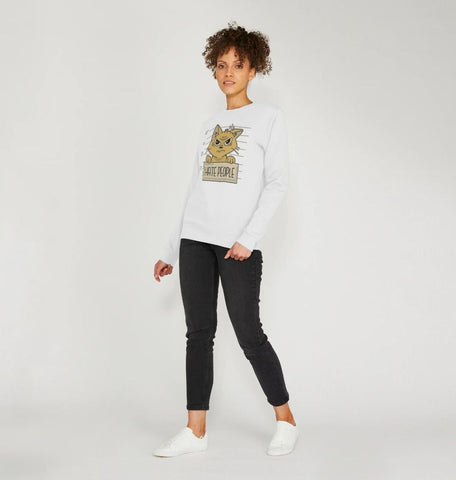 I Hate People Women's Crewneck Sweater