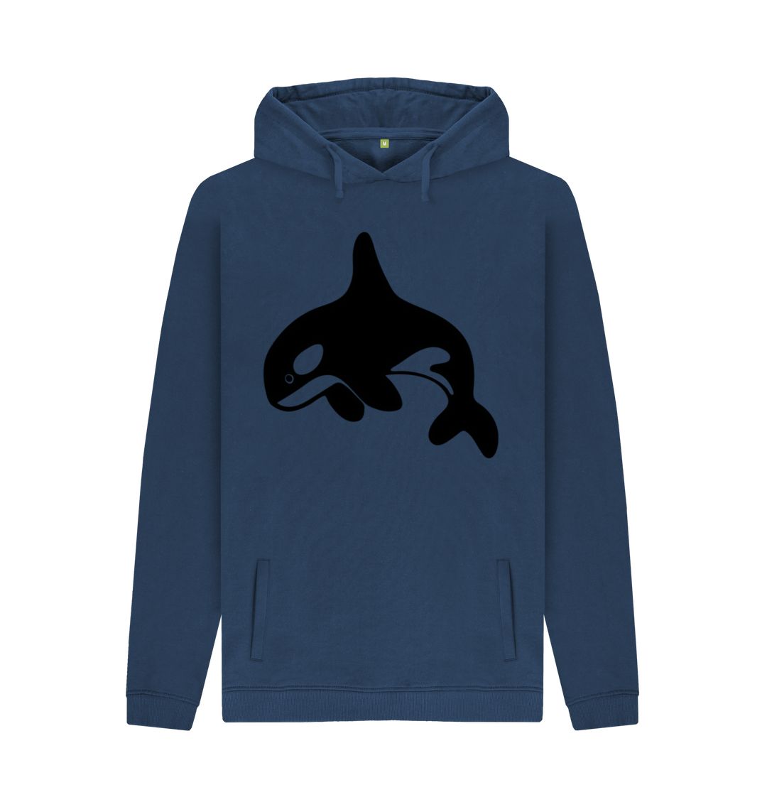 Navy Orca Men's Pullover Hoodie