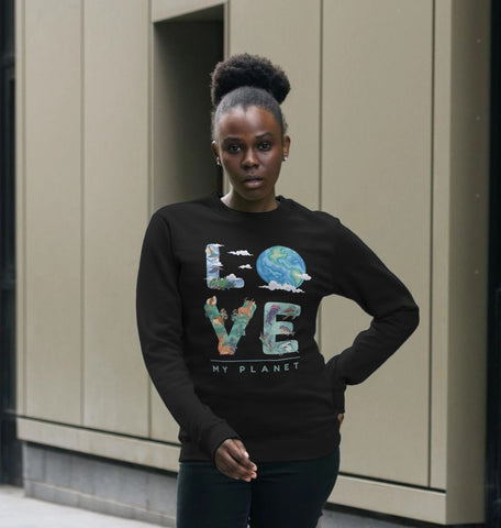 Love My Planet Women's Crewneck Sweater