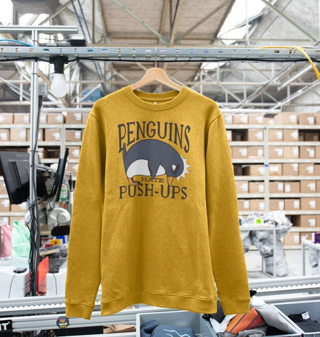 Penguins Hate Push-Ups Men's Remill Sweater