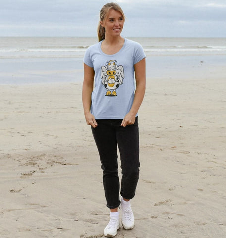 Angelic Cow Women's Scoop Neck T-Shirt