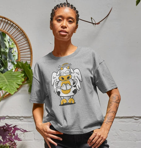 Angelic Cow Women's Boxy Tee