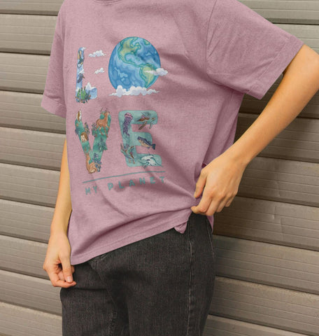 Love My Planet Women's Remill Relaxed Fit T-Shirt