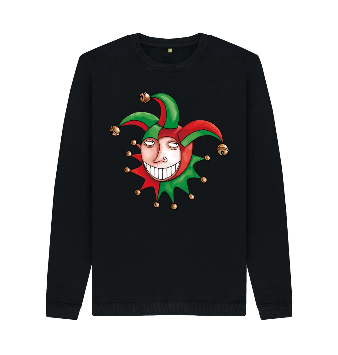 Black Brugse Zot Men's Crew Neck Sweater