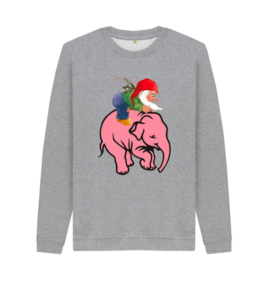 Light Heather Delirium vs Chouffe Men's Crew Neck Sweater