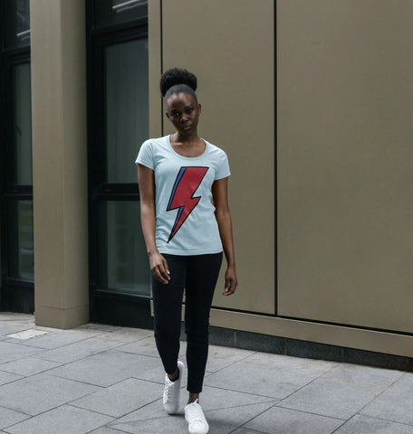 Lightning Bolt Women's Scoop Neck T-Shirt