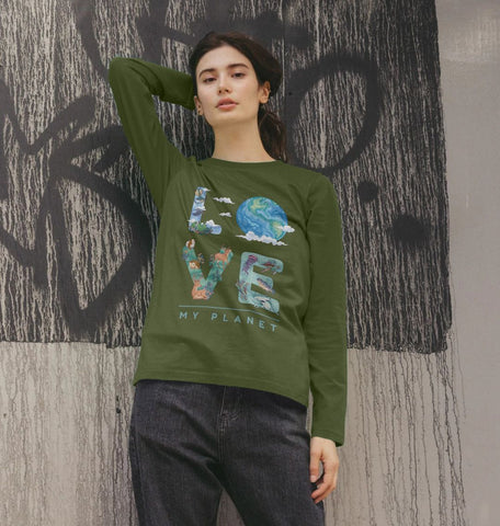 Love My Planet Women's Long Sleeve T-shirt