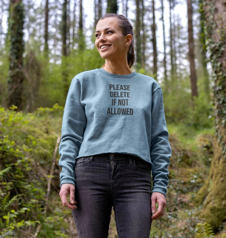 Please Delete Women's Boxy Jumper