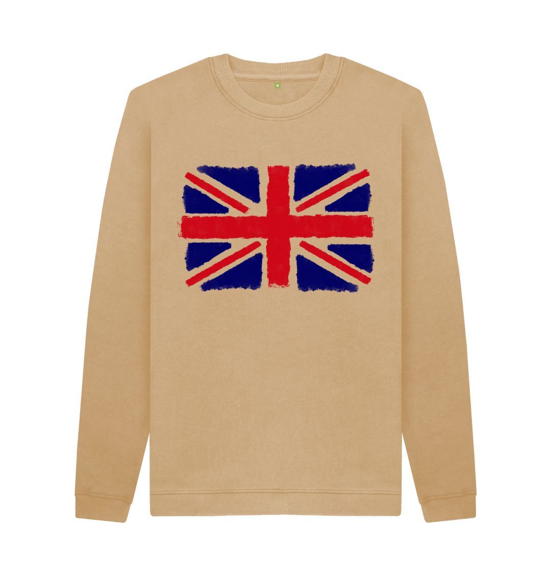 Sand Union Jack Men's Crew Neck Sweater