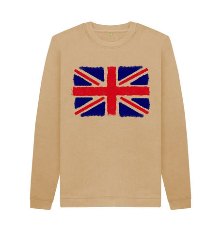 Sand Union Jack Men's Crew Neck Sweater