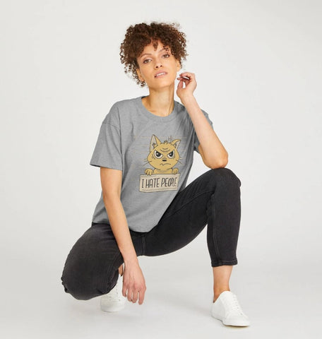 I Hate People Women's Boxy Tee