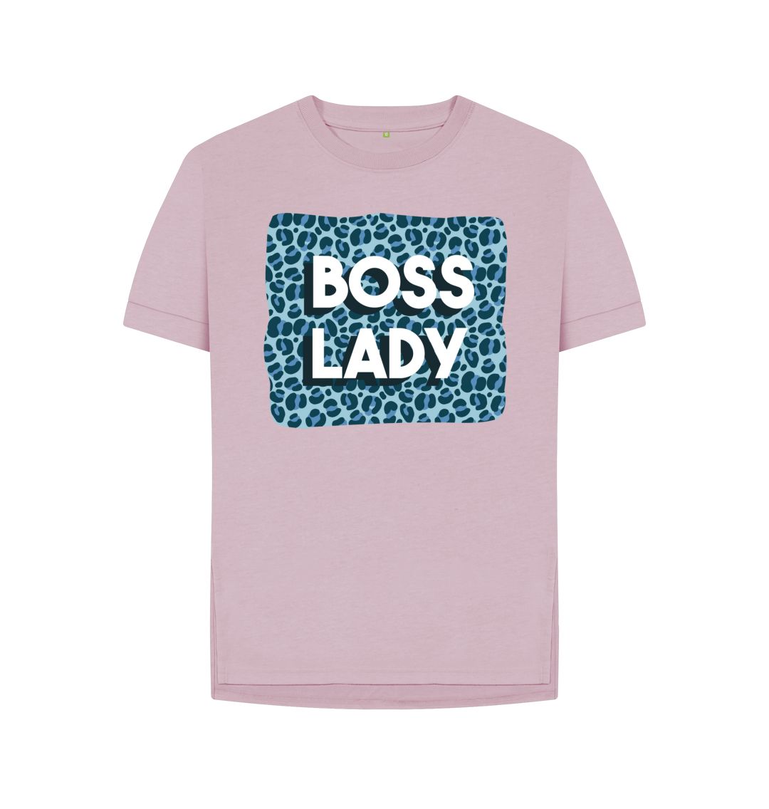 Mauve Boss Lady Women's Relaxed Fit Tee