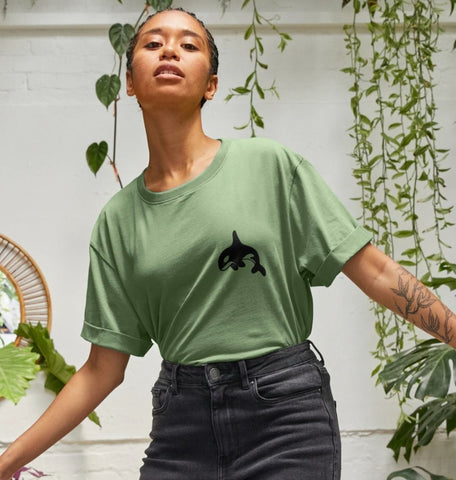Small Orca Women's Relaxed Fit Tee