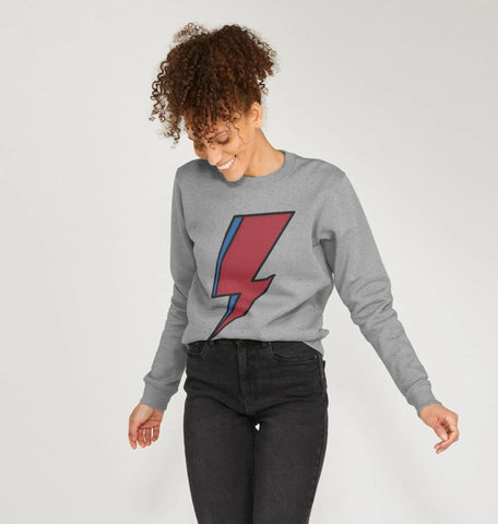 Lightning Bolt Women's Crewneck Sweater
