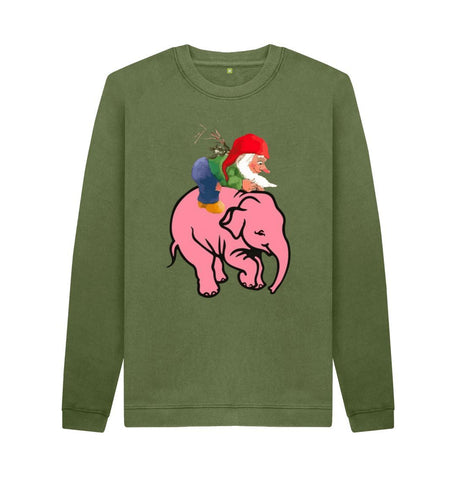 Khaki Delirium vs Chouffe Men's Crew Neck Sweater